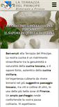 Mobile Screenshot of laterrazzadelprincipe.com